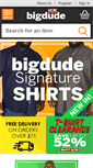 Mobile Screenshot of bigdudeclothing.com